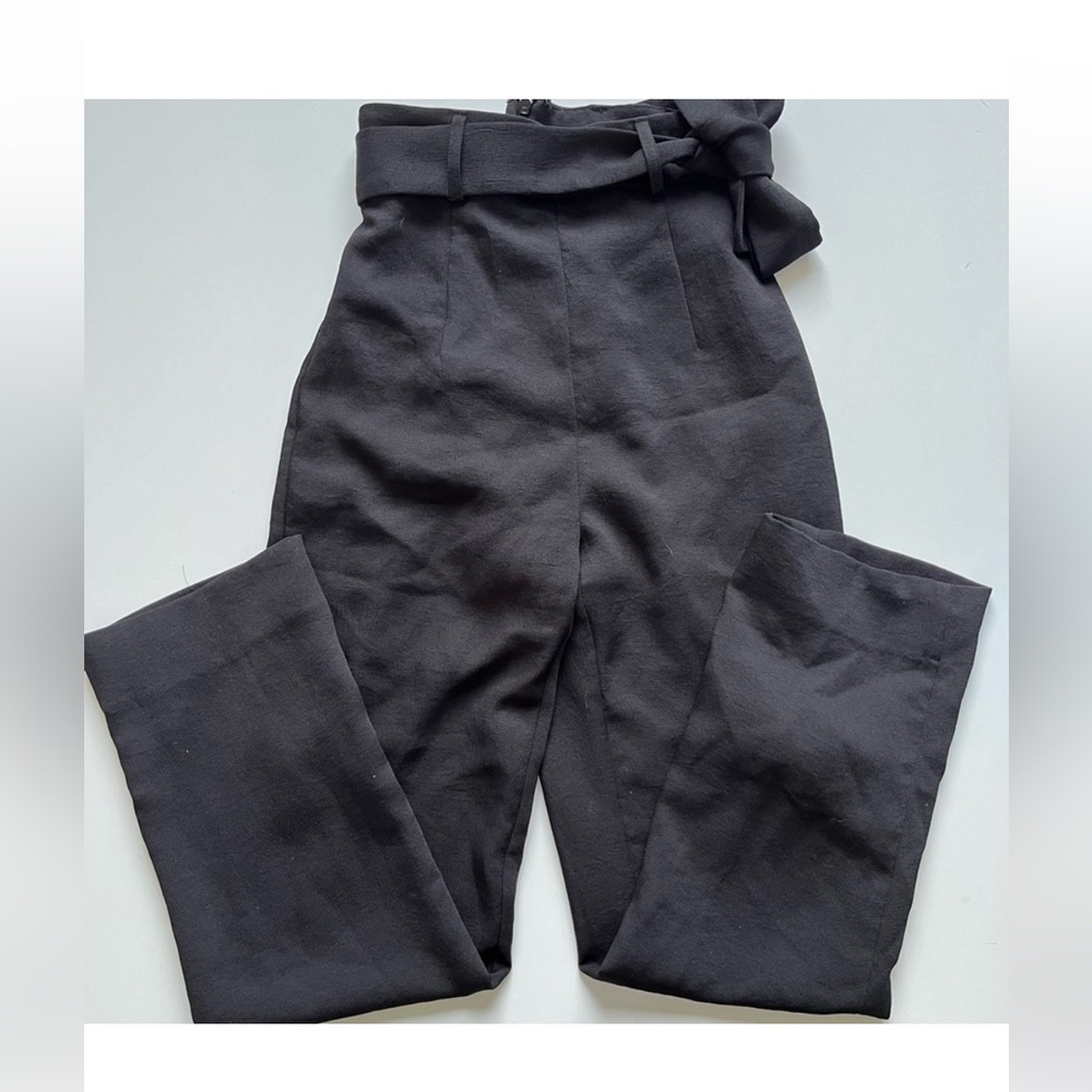 Kookai Black Tie-Waist Trousers - Picture 6 of 11